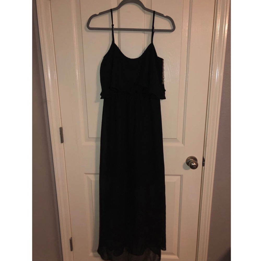 Black maxi dress